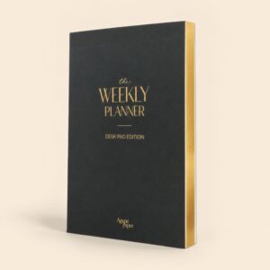 WEEKLY PLANNER – Desk Pad Edition- 24 Weeks (A5) - Inkstone