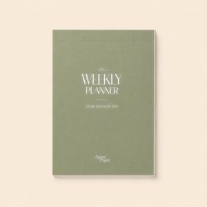 WEEKLY PLANNER – Desk Pad Edition- 16 Weeks (A5) - Morning Sage