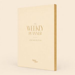 WEEKLY PLANNER – Desk Pad Edition- 24 Weeks (A5) - Milky Oats