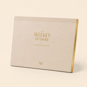 WEEKLY PLANNER – Focus & Notes Edition -12 Weeks (A4) - Milky Oats