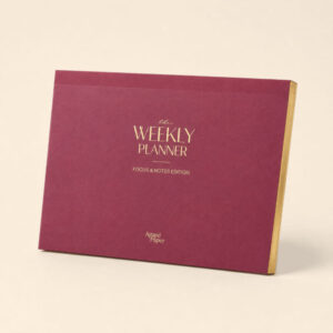 WEEKLY PLANNER – Focus & Notes Edition -12 Weeks (A4) - Wild Fig