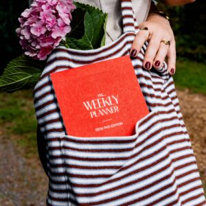 WEEKLY PLANNER – Desk Pad Edition- 16 Weeks (A5) - Burnt Sienna